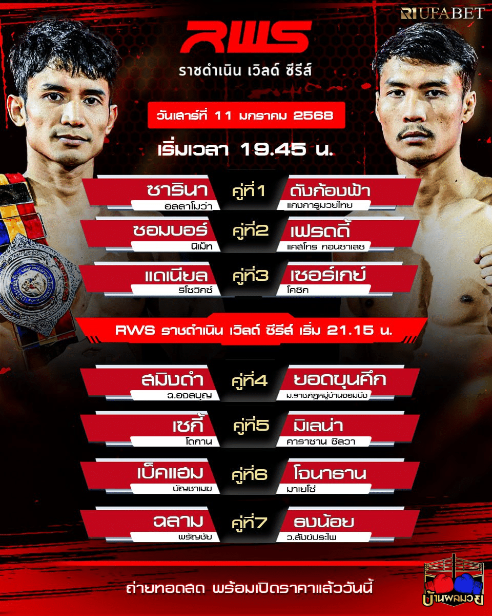 โปรแกรมมวย